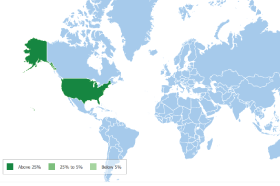 Email Density Map